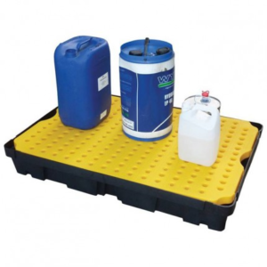 100L Poly can & lab tray