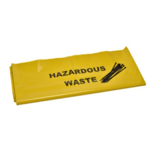 Hazardous waste bags and ties